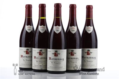 MARSANNAY LES LONGEROIES 1996 - Denis Mortet - 5 Bottles