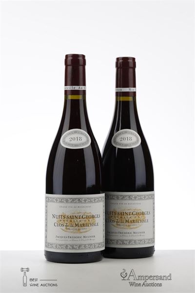 NUITS ST GEORGES CLOS DE LA MARECHALE 2018 - Jacques Frederic Mugnier - 2 Bottles