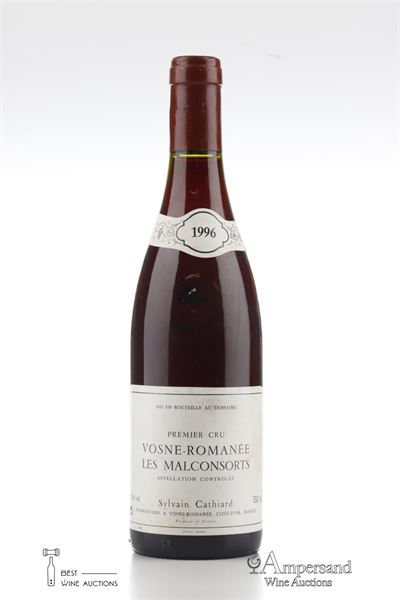 VOSNE ROMANEE LES MALCONSORTS 1996 - Sylvain Cathiard - 1 Bottle