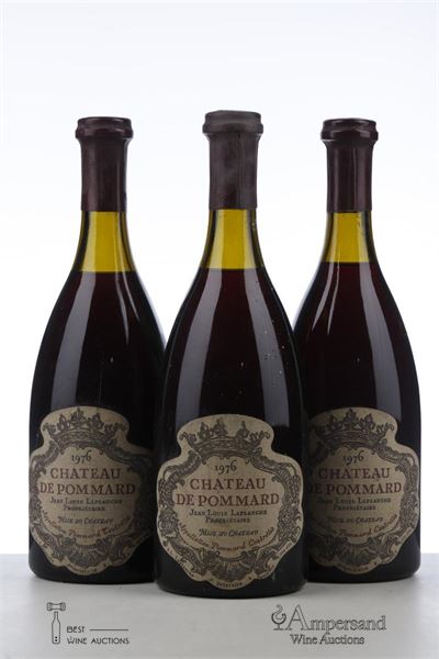 CHATEAU DE POMMARD 1976 - Laplanche - 3 Bottles