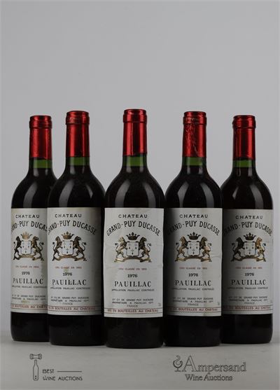 GRAND PUY DUCASSE 1976 - Mc - 5 Bottles