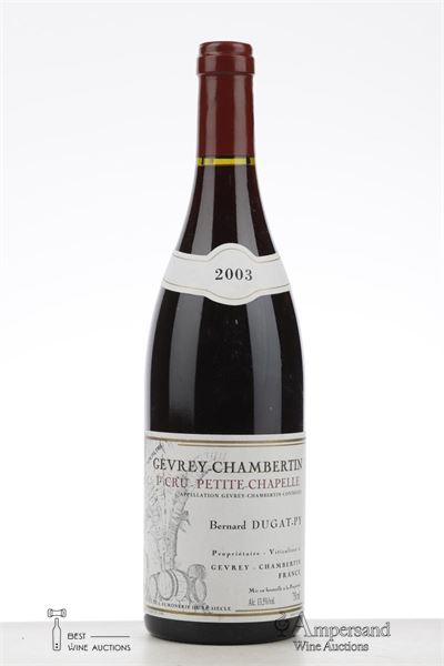 GEVREY CHAMBERTIN PETITE CHAPELLE VIEILLES VIGNES 2003 - Dugat Py - 1 Bottle