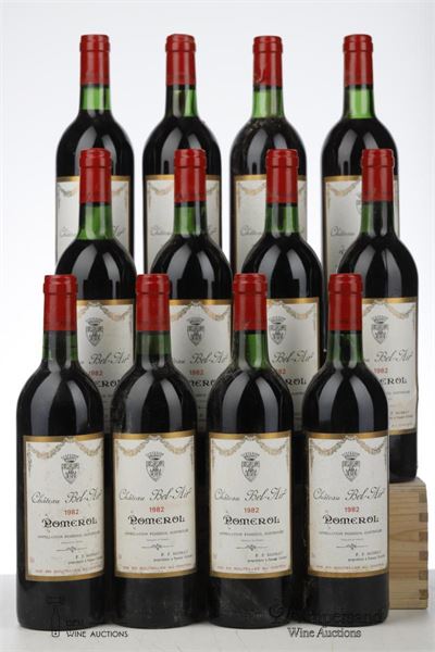 BEL AIR POMEROL 1982 - Mc - 12 Bottles