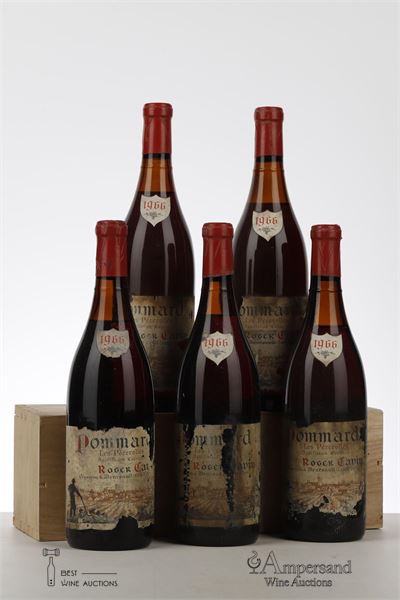 POMMARD LES PEZEROLLES 1966 - Roger Cavin - 5 Bottles
