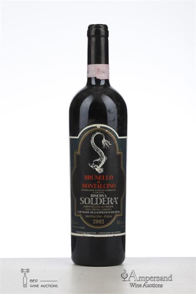 BRUNELLO DI MONTALCINO RISERVA 2002 - Soldera - 1 Bottle