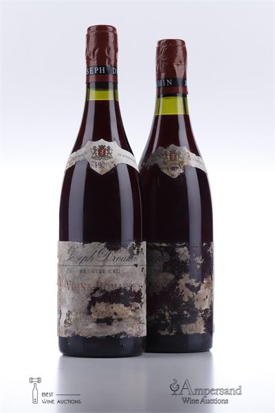 VOSNE ROMANEE 1 ER CRU 1990 - Joseph Drouhin - 2 Bottles