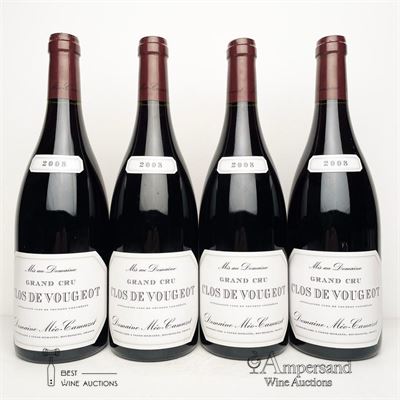 CLOS DE VOUGEOT 2008 - Meo Camuzet - 4 Bottles