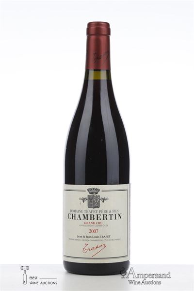 CHAMBERTIN 2007 - Jean et Jean Louis Trapet - 1 Bottle