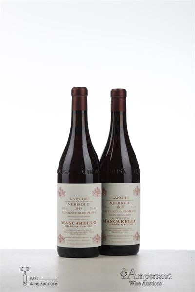 LANGHE NEBBIOLO 2015 - Giuseppe Mascarelo - 2 Bottles