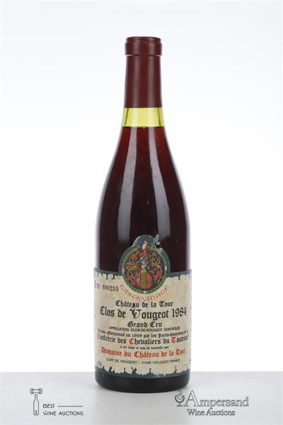 CLOS DE VOUGEOT 1984 - Tastevin - Domaine du Chateau de la Cour - 1 Bottle