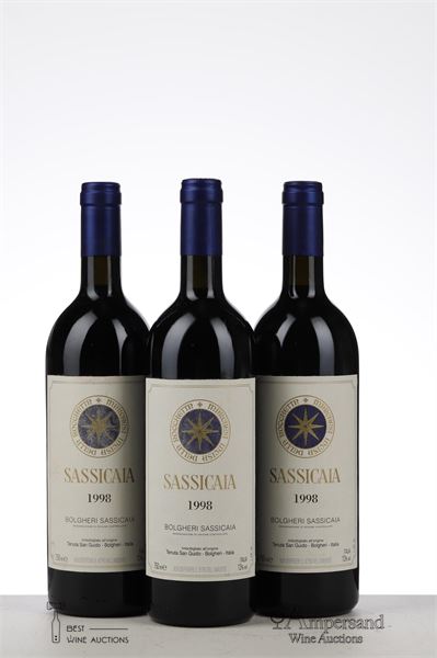 SASSICAIA 1998 - Tenuta San Guido - 3 Bottles