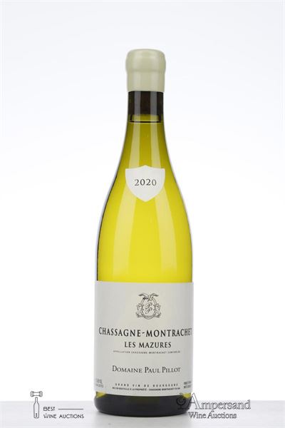 CHASSAGNE MONTRACHET BLANC LES MAZURES 2020 - Paul Pillot - 1 Bottle