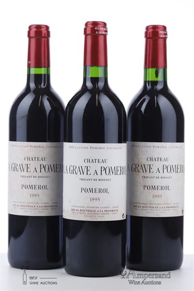 LA GRAVE A POMEROL 1995 - Mc - 3 Bottles