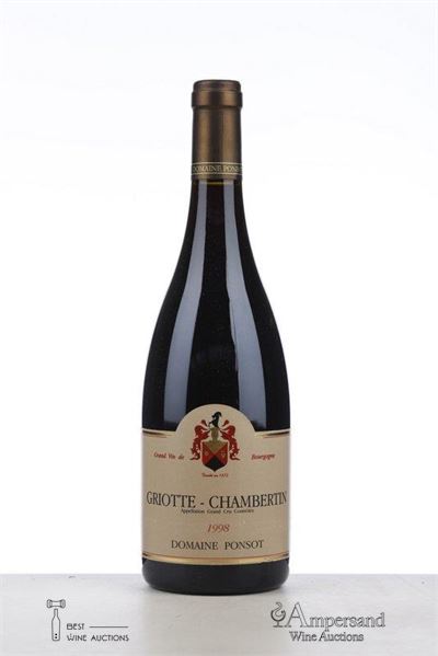 GRIOTTE CHAMBERTIN 1998 - Ponsot - 1 Bottle