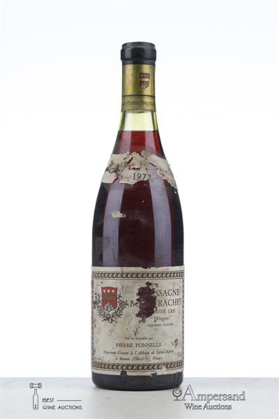 CHASSAGNE MONTRACHET MORGEOT 1972 - Pierre Ponnelle - 1 Bottle