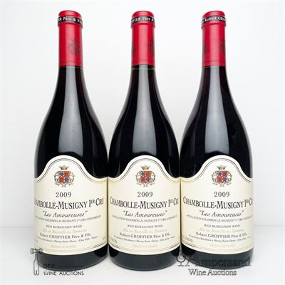 CHAMBOLLE MUSIGNY LES AMOUREUSES 2009 - Robert Groffier Pere & Fils - 3 Bottles
