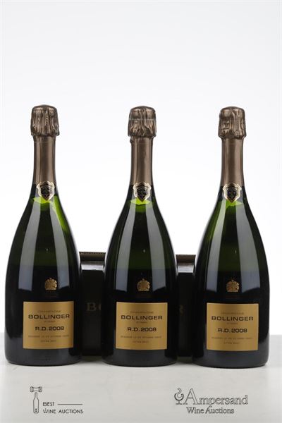 BOLLINGER R.D. 2008 - Bollinger - 3 Bottles - Oc 3