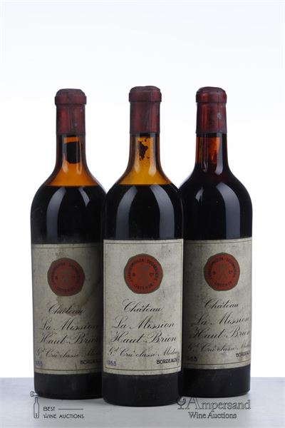 MISSION HAUT BRION 1955 - Vandermeulen - 3 Bottles