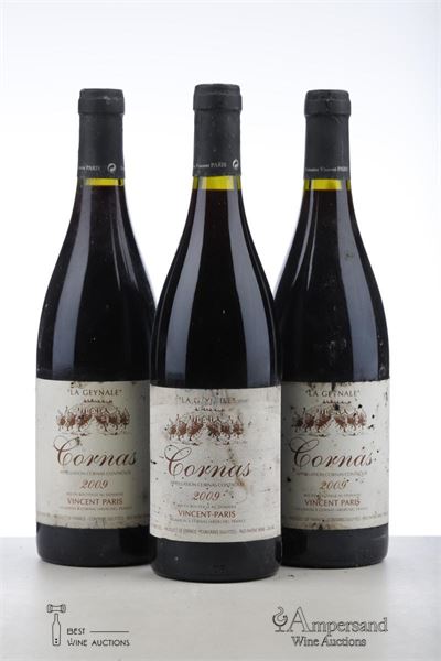 CORNAS LA GEYNALE 2009 - Vincent Paris - 3 Bottles