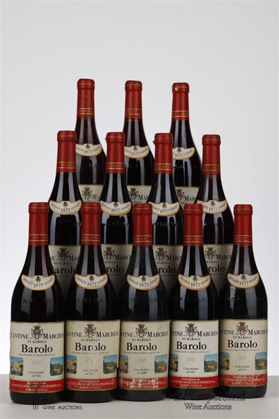 BAROLO 1977 - Marchesi di Barolo - 12 Bottles