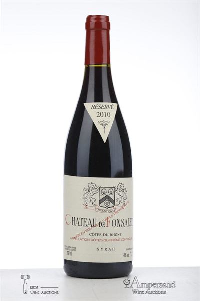 CHATEAU DE FONSALETTE SYRAH 2010 - Reynaud - 1 Bottle