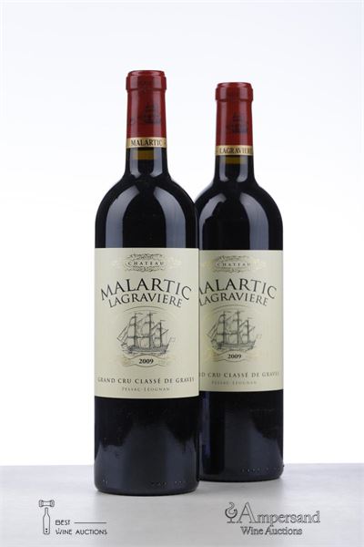 MALARTIC LAGRAVIERE 2009 - Mc - 2 Bottles