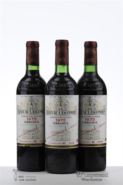 LASCOMBES 1975 - Mc - 3 Bottles