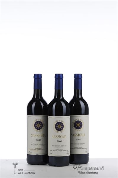 SASSICAIA 2008 - Tenuta San Guido - 3 Bottles - Owc 6