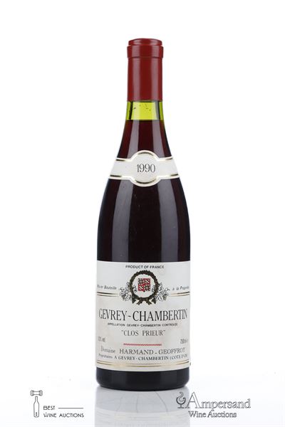 GEVREY CHAMBERTIN CLOS PRIEUR 1990 - Harmand Geoffroy - 1 Bottle
