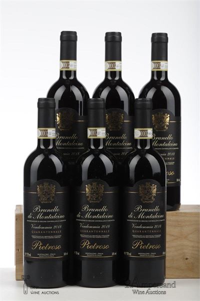 BRUNELLO DI MONTALCINO QUARANTENNALE 2018 - Pietroso - 6 Bottles