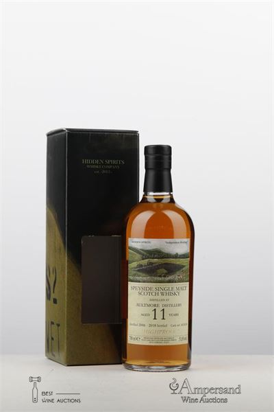 AULTMORE 11 Y SINGLE MALT HIGHPROOF 2006 - Aultmore - 51,6 ABV - Distilled in 2006 - Bottled in 2018 - Cask ref AU618 - 1 Bottle - Oc 1