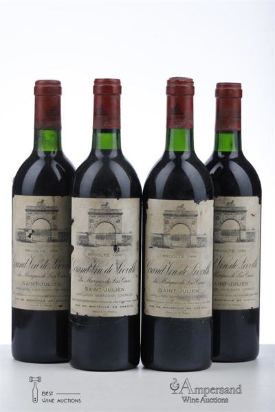 LEOVILLE LAS CASES 1986 - Mc - 4 Bottles