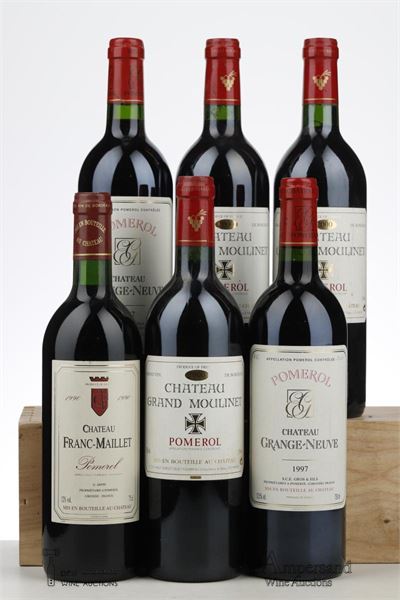 MIXED LOT POMEROL MIXED - Mc - 6 Bottles