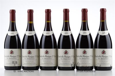 CHAMBOLLE MUSIGNY LES AMOUREUSES 2001 - Robert Groffier - 6 Bottles