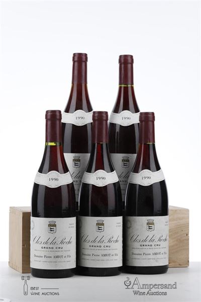 CLOS DE LA ROCHE 1990 - Pierre Amiot - 5 Bottles