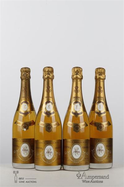 CRISTAL ROEDERER 1990 - Louis Roederer - 4 Bottles