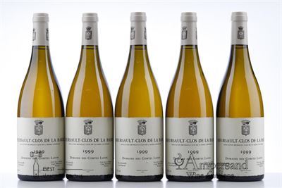 MEURSAULT CLOS DE LA BARRE 1999 - Comtes Lafon - 5 Bottles