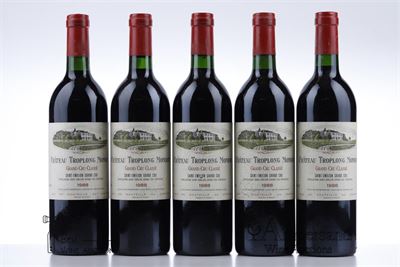 TROPLONG MONDOT 1988 - 5 Bottles