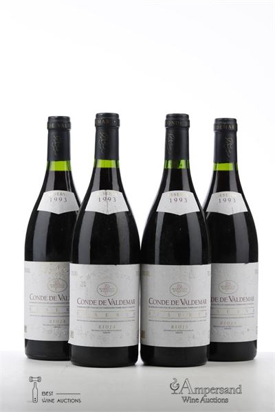CONDE DE VALDEMAR RESERVA 1993 - Bodegas Valdemar - 4 Bottles