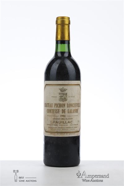 PICHON COMTESSE 1981 - Mc - 1 Bottle