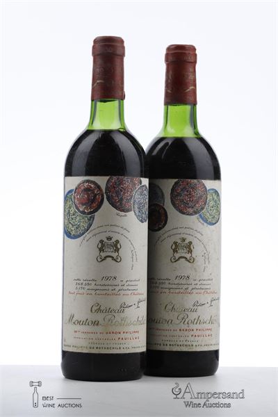 MOUTON ROTHSCHILD 1978 - Mc - 2 Bottles