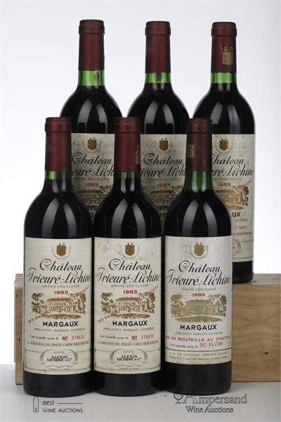 PRIEURE LICHINE 1983 - Mc - 6 Bottles