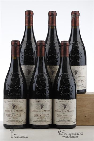 CHATEAUNEUF DU PAPE LA REINE DES BOIS 2003 - Domaine de la Mordoree - 6 Bottles
