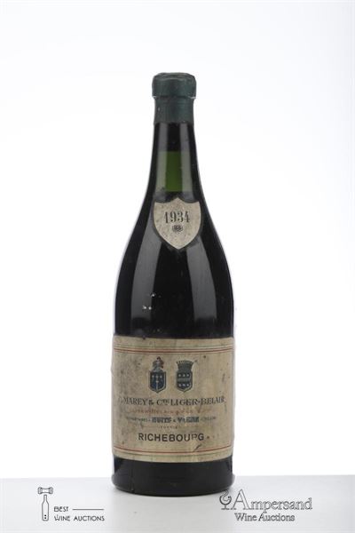 RICHEBOURG 1934 - C Marey et Comte Liger Belair - 1 Bottle