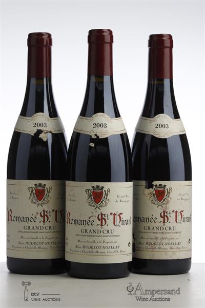 ROMANEE ST VIVANT 2003 - Hudelot Noellat - 3 Bottles