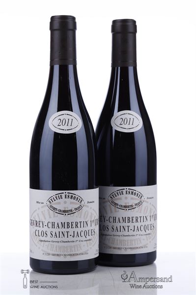 GEVREY CHAMBERTIN CLOS ST JACQUES 2011 - Sylvie Esmonin - 2 Bottles