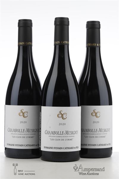 CHAMBOLLE MUSIGNY LES CLOS DE L'ORME 2020 - Sylvain Cathiard - 3 Bottles