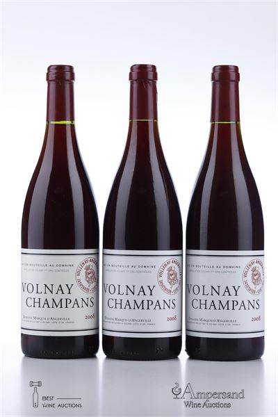 VOLNAY CHAMPANS 2008 - Marquis d'Angerville - 3 Bottles