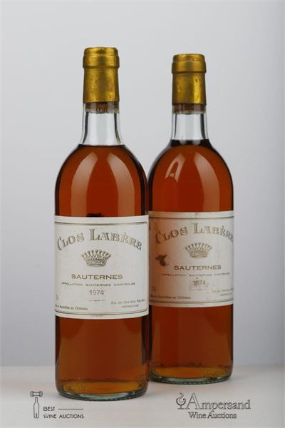 CLOS LABERE 1974 - Mc - 2 Bottles