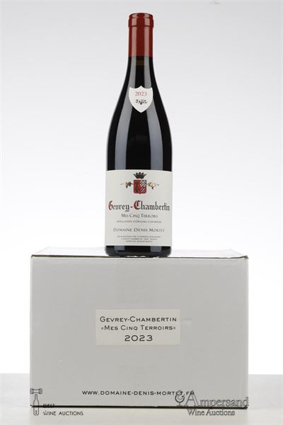 GEVREY CHAMBERTIN MES CINQ TERROIRS 2023 - Denis Mortet - 6 Bottles - Oc